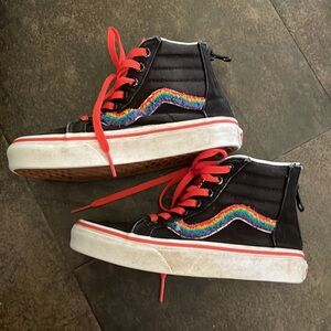 (50% off bundles!) rainbow vans 13